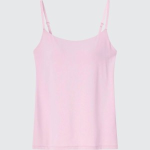 Uniqlo Airism Camisole Women's Tops Pink | IFGQYK584