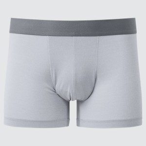 Uniqlo Airism Heather Low Rise Boxer Men's Underwear Light Grey | KTGFRY792