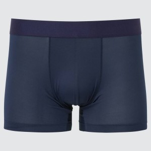 Uniqlo Airism Low Rise Boxers Men's Underwear Navy | MYKTQA284