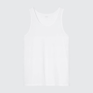 Uniqlo Airism Mesh Men's Tops White | XCZEGL286