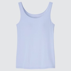 Uniqlo Airism Sleeveless Women's Loungewear Blue | WLAYMK072