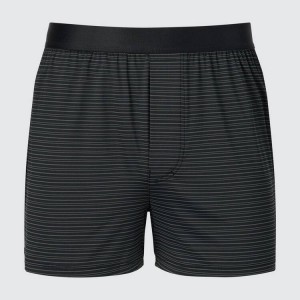 Uniqlo Airism Trunks Men's Underwear Black | WHBLAS570