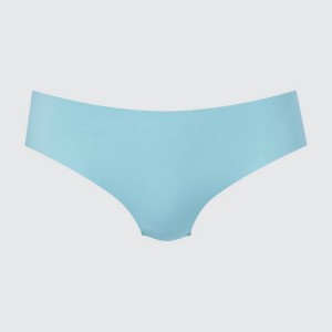 Uniqlo Airism Ultra Seamless Mid Rise Women's Underwear Blue | RAFCGT340