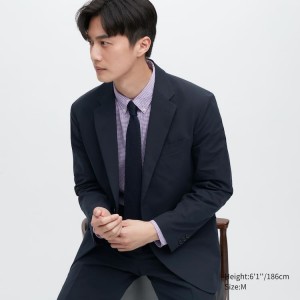 Uniqlo Airsense Ultra Light Men's Jackets Navy | CBHWSO387