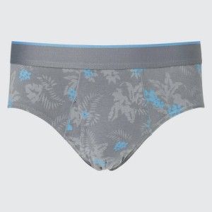 Uniqlo Briefs Men's Underwear Grey | QWKEVJ807