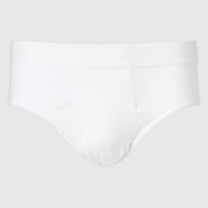 Uniqlo Briefs Men's Underwear White | FWCXUQ847