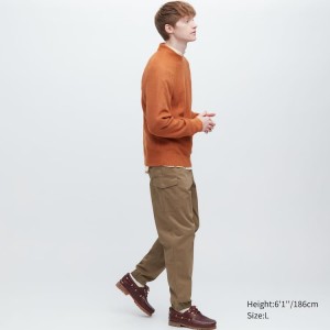 Uniqlo Cargo Jogger (Long) Men's Trousers Brown | FBJHXC524