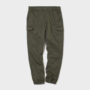 Uniqlo Cargo Jogger Men's Trousers Olive | DYEACU285