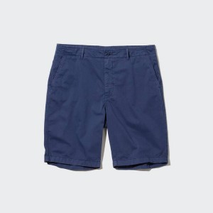 Uniqlo Chino Men's Shorts Blue | TLPHOJ617