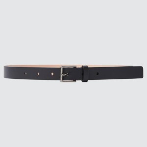 Uniqlo Clean Women's Belts Black | SJNRYU895