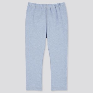 Uniqlo Cotton (2021 Season) Baby Leggings Blue | ZDBOGR256