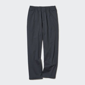 Uniqlo Cotton Relaxed Fit Ankle Length Men's Loungewear Dark Grey | BZFMUX796