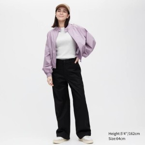 Uniqlo Cottongy Women's Trousers Black | WPYKUG237