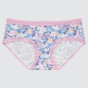 Uniqlo Floral Hiphugger Women's Underwear Pink | ZEWNJU340