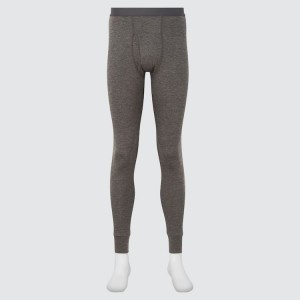 Uniqlo Heattech Thermal Tights (2021 Season) Men's Underwear Dark Grey | PBDGUY178