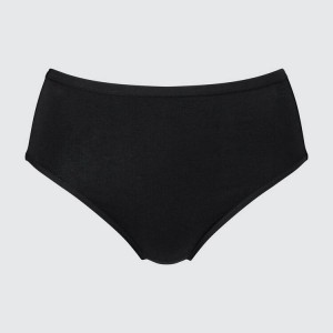 Uniqlo High Rise Women's Underwear Black | KXPUQB597