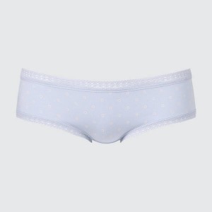 Uniqlo Hiphugger (Mini Flower) Women's Underwear Light Blue | XYPSTC780