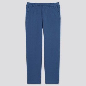 Uniqlo Jersey Ankle Length (2021 Season) Men's Loungewear Blue | QZRLHG590