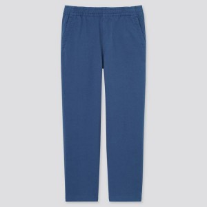 Uniqlo Jersey Ankle Length (2021 Season) Men's Trousers Blue | QJLOHP319