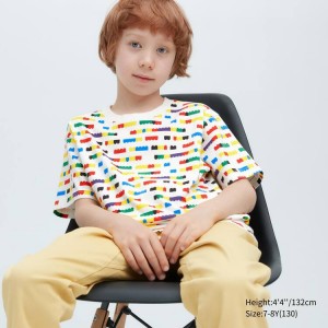 Uniqlo Lego® City Ut Graphic Kids' T Shirts White | ETXNOK485