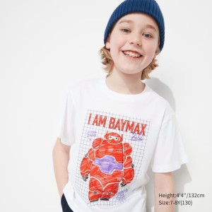 Uniqlo Mfa Utgp2023 Graphic Kids' T Shirts White | BWRHNA679