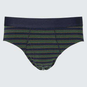 Uniqlo Multi Striped Men's Underwear Green | MUIBGR975