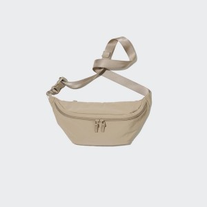 Uniqlo Nylon Crossbody Men's Bags Beige | KJACHU530