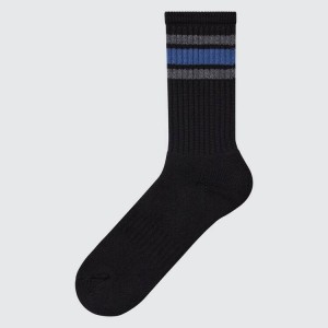 Uniqlo Pile Lined Men's Socks Black | NLIDWQ105