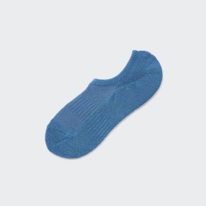 Uniqlo Pile Low Cut Men's Socks Blue | KSNHFZ196