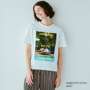 Uniqlo Sofia Coppola Ut Graphic Women's T Shirts White | OCHGIU563