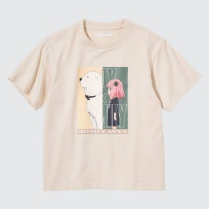 Uniqlo Spy X Family Ut Graphic Kids' T Shirts Beige | WTCLPZ024