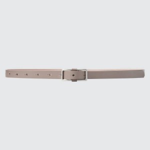 Uniqlo Square Buckle Women's Belts Beige | TNIUWG968