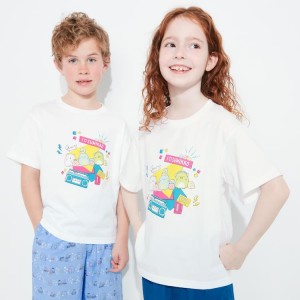 Uniqlo Sumikkogurashi Ut Graphic Kids' T Shirts White | SRYBHQ843