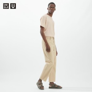 Uniqlo U Regular Fit Men's Jeans Beige | YIJVLP692