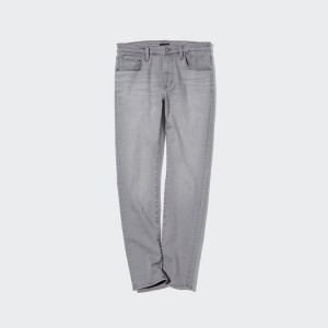 Uniqlo Ultra Stretch Skinny Fit Men's Jeans Grey | PJVCEQ795