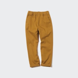 Uniqlo Ultra Stretch Tapered Kids' Jogger Yellow | MJYKOP671