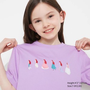 Uniqlo Utgp X Mfa Ut Graphic Kids' T Shirts Purple | HWXULV915