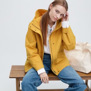 Uniqlo Utility Women's Parka Yellow | WQFNXC187