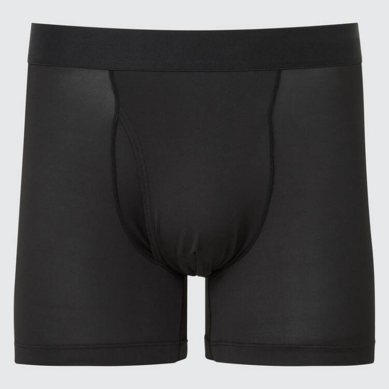 Uniqlo Airism Boxers Men\'s Underwear Black | UWVRSN429