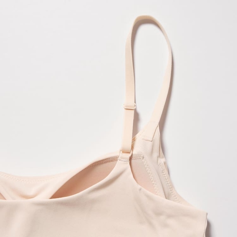 Uniqlo Airism Camisole Women's Bras Beige | ORTBPY913