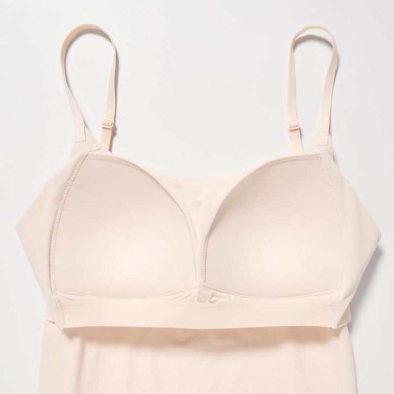 Uniqlo Airism Camisole Women's Bras Beige | ORTBPY913