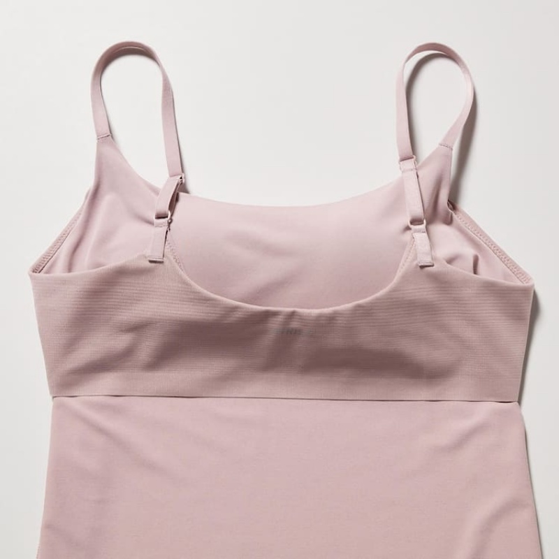 Uniqlo Airism Camisole Women's Bras Pink | XIJCES754