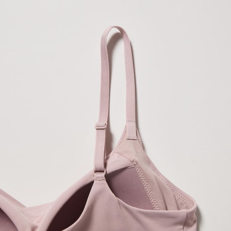 Uniqlo Airism Camisole Women's Bras Pink | XIJCES754