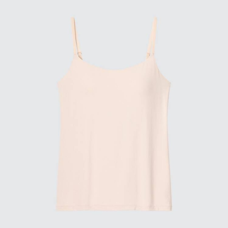 Uniqlo Airism Camisole Women's Tops Beige | PTAIUS067