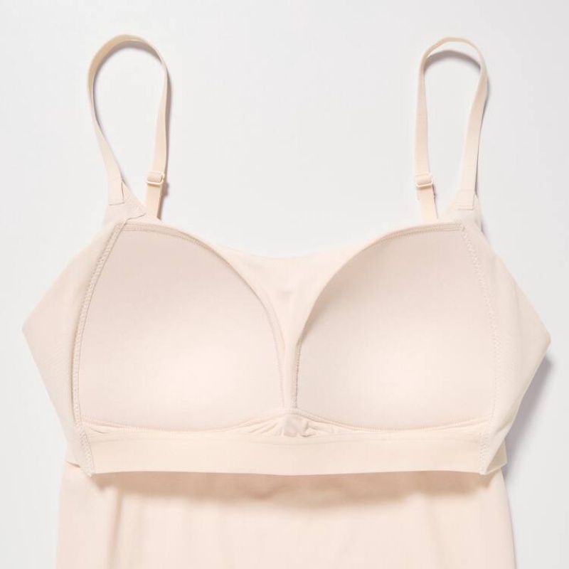 Uniqlo Airism Camisole Women's Tops Beige | PTAIUS067