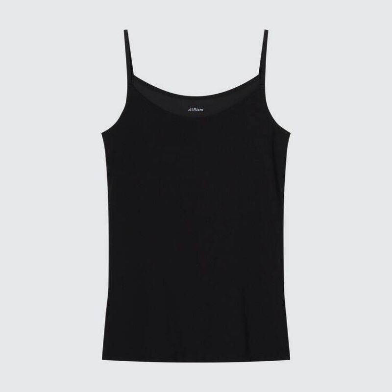 Uniqlo Airism Camisole Women\'s Tops Black | RWLGQF718