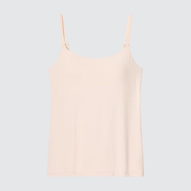 Uniqlo Airism Camisole Women's Vest Beige | QNWBFE470