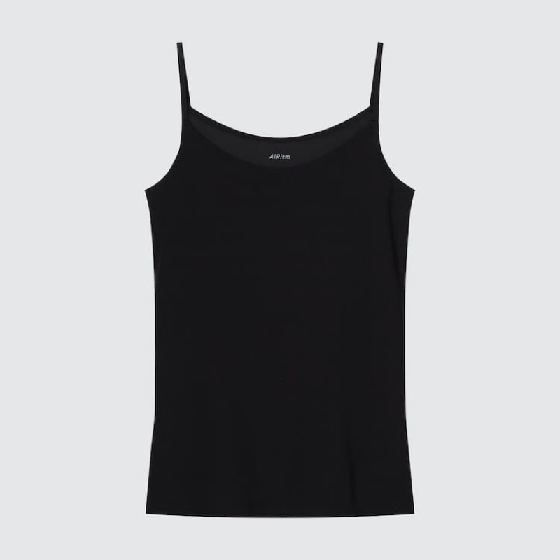 Uniqlo Airism Camisole Women\'s Vest Black | UPICMF870