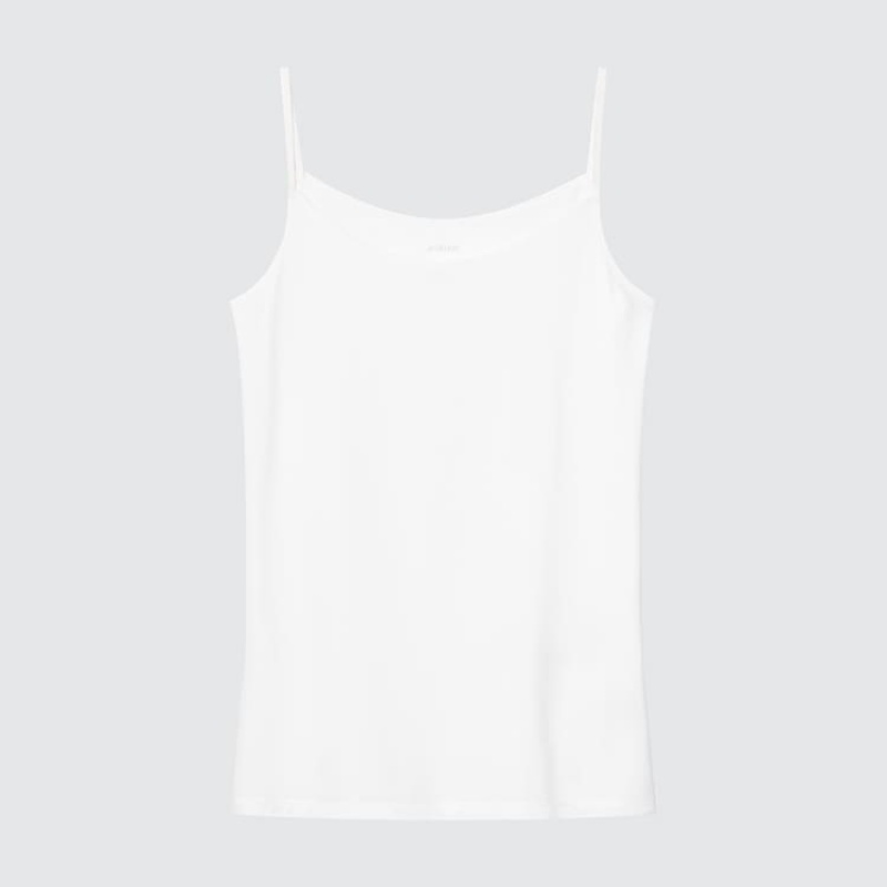 Uniqlo Airism Camisole Women\'s Vest White | QRFLZN501