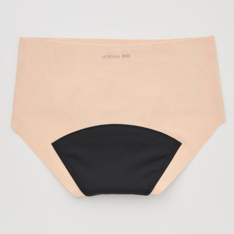 Uniqlo Airism Hiphugger Period Pants (Light Absorbency) Women's Underwear Coral | LIAQOC698